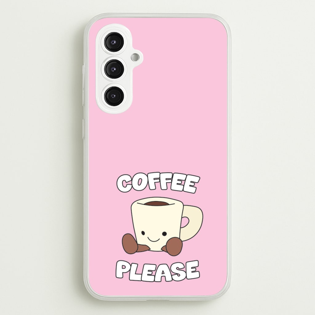 Coffee Please Mug - Plushy Phone Case for Galaxy S23FE