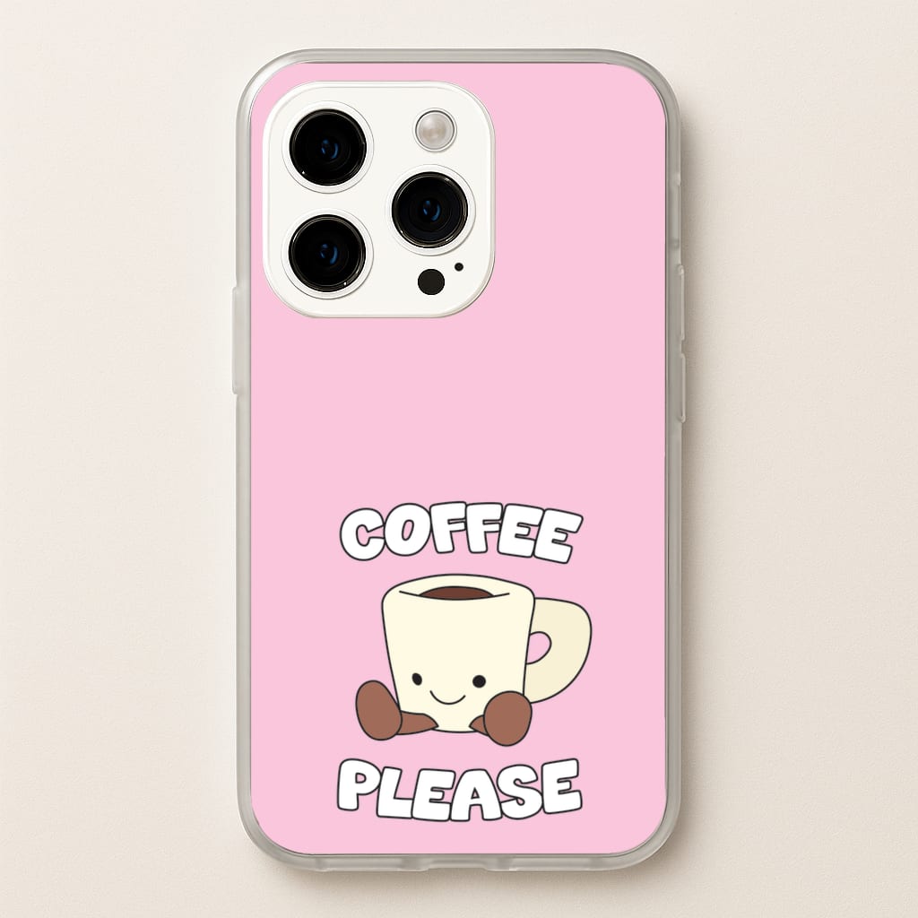Coffee Please Mug - Plushy Phone Case for iPhone 15 Pro