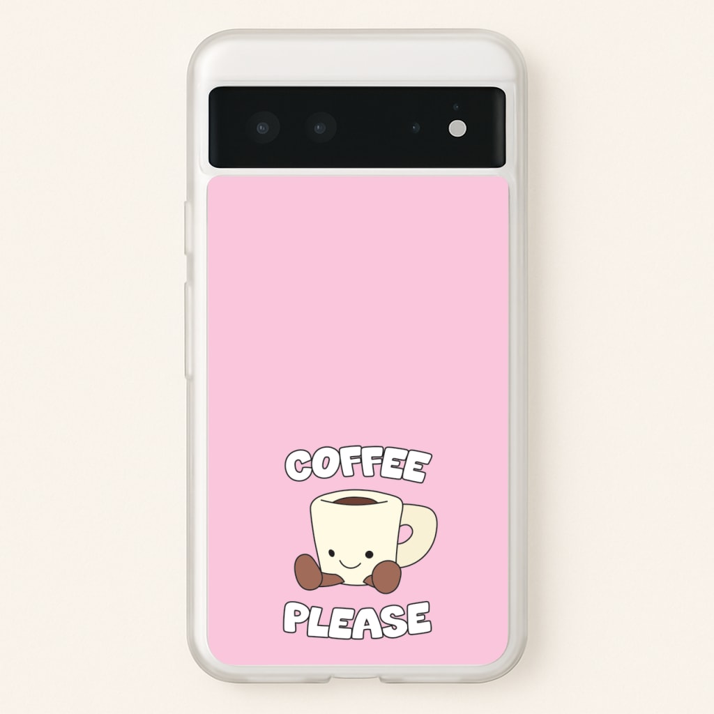 Coffee Please Mug - Plushy Phone Case for Google Pixel 6