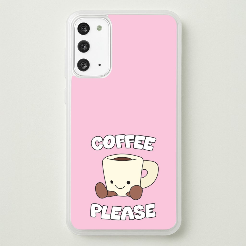 Coffee Please Mug - Plushy Phone Case for Galaxy Note 20