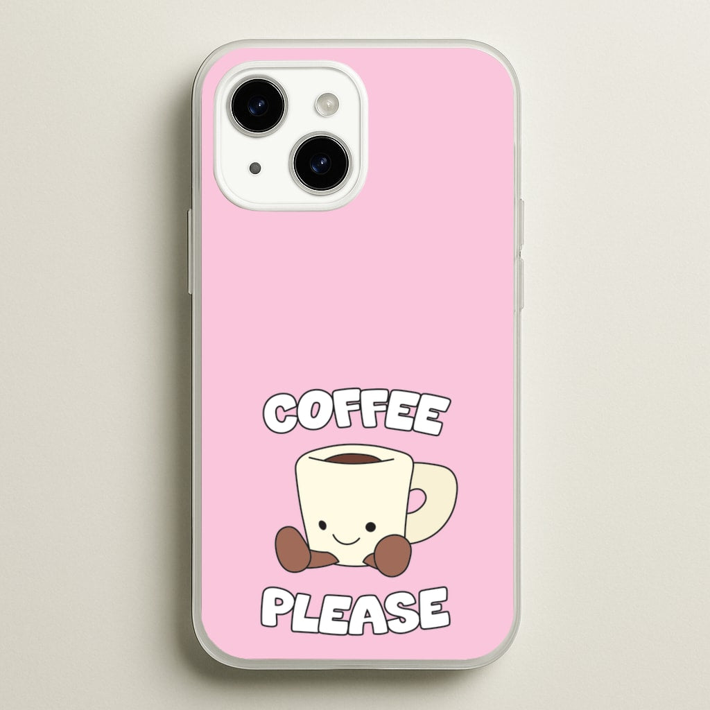 Coffee Please Mug - Plushy Phone Case for iPhone 15 Plus