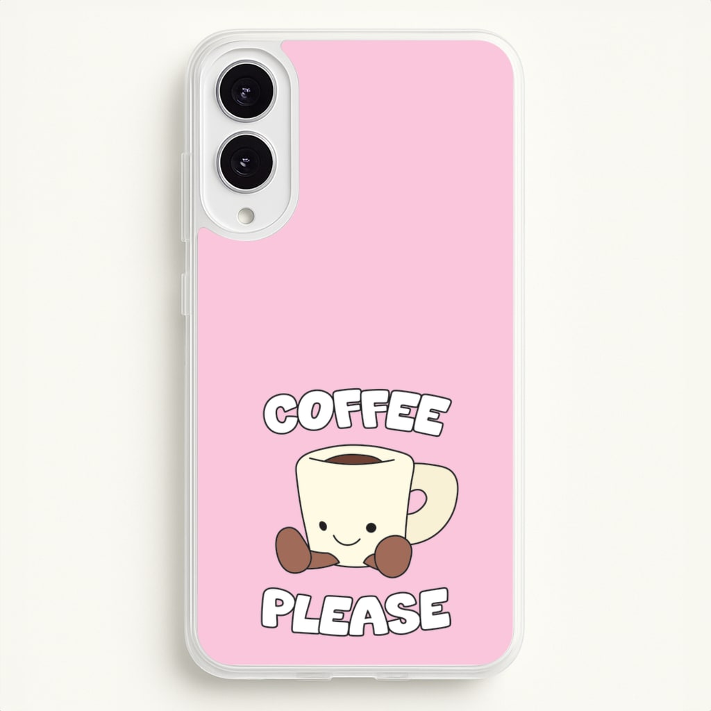 Coffee Please Mug - Plushy Phone Case for Galaxy S25 Edge