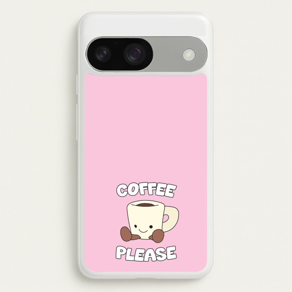 Coffee Please Mug - Plushy Phone Case for Google Pixel 9 / 9 Pro