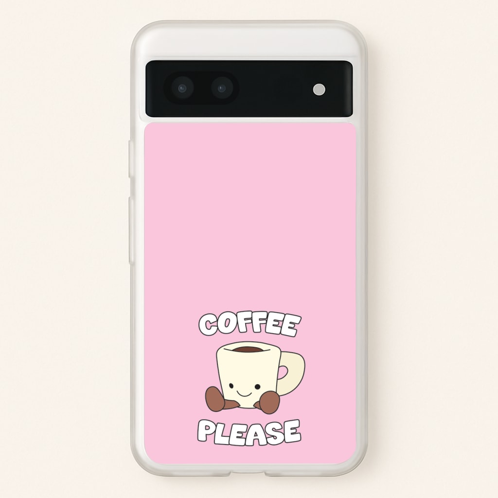 Coffee Please Mug - Plushy Phone Case for Google Pixel 6a