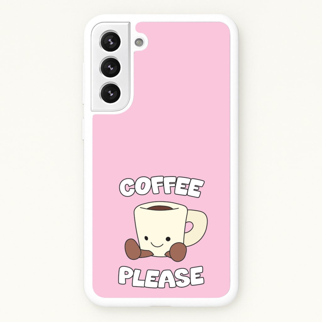 Coffee Please Mug - Plushy Phone Case for Galaxy S22 Plus