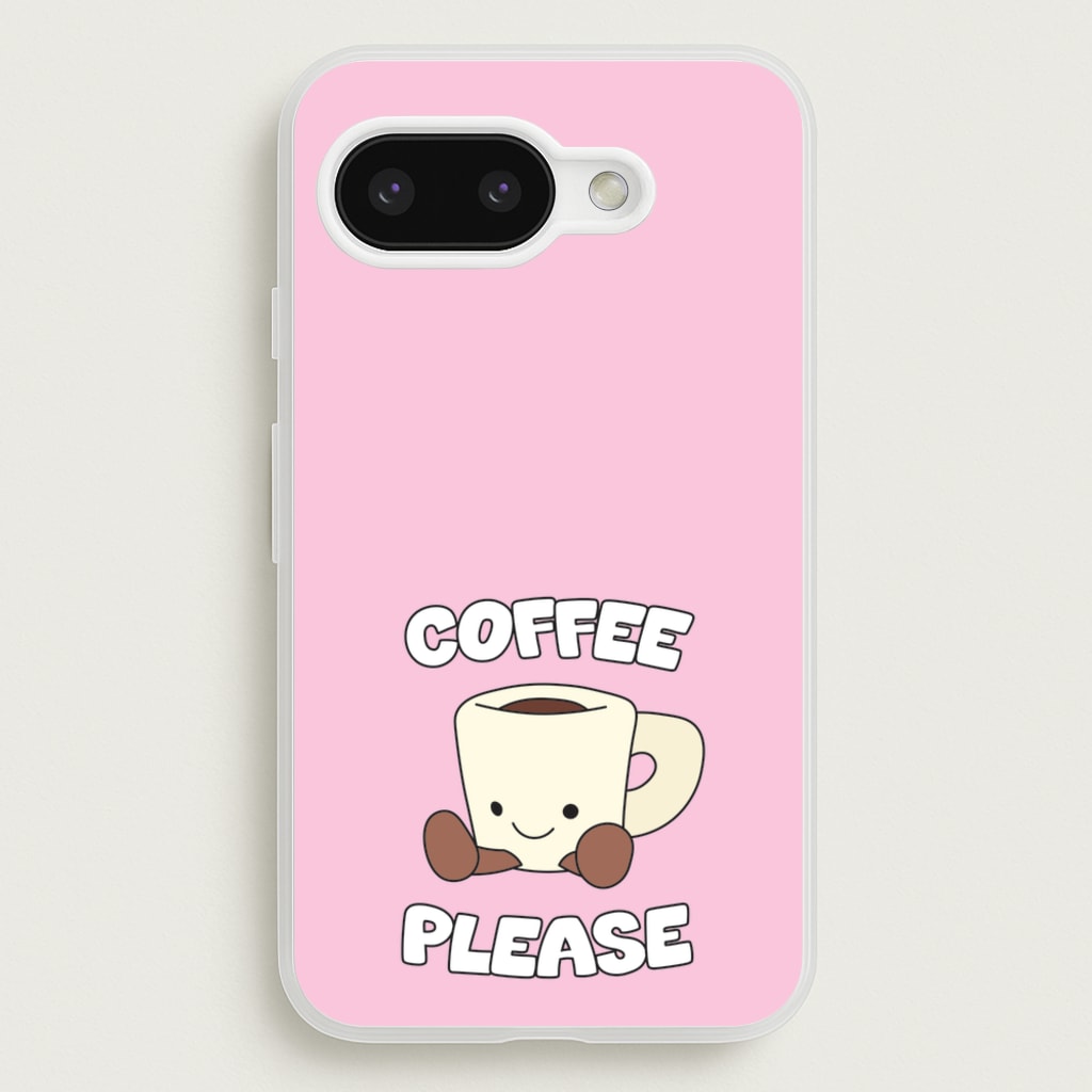 Coffee Please Mug - Plushy Phone Case for Google Pixel 9a