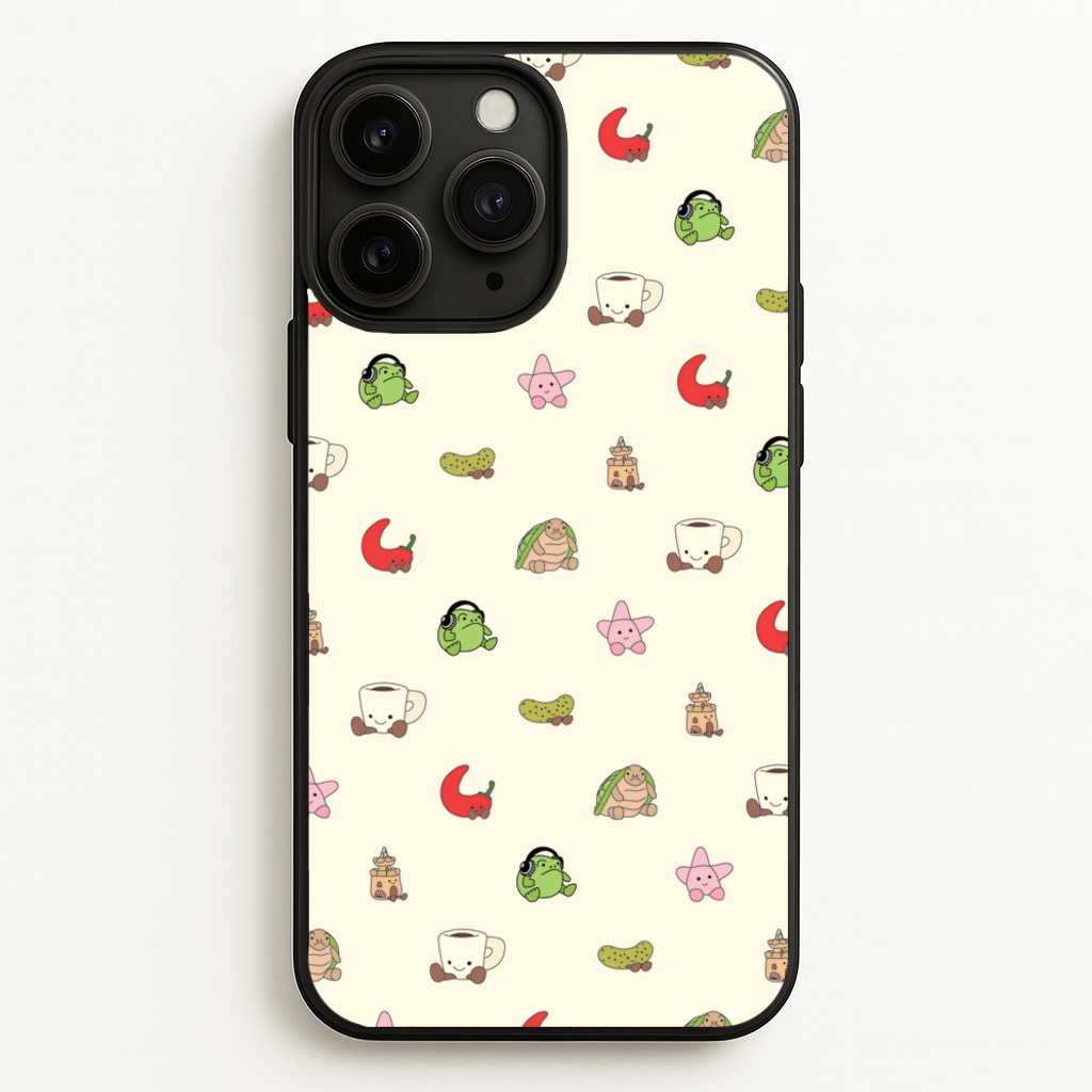 Plushies Pattern - Plushy Phone Case for iPhone 11 Pro