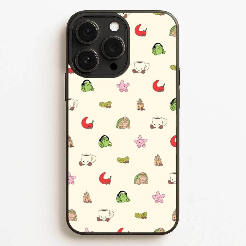 Plushies Pattern - Plushy Phone Case for iPhone 12 Pro Max
