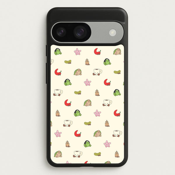 Plushies Pattern - Plushy Phone Case for Google Pixel 9 / 9 Pro