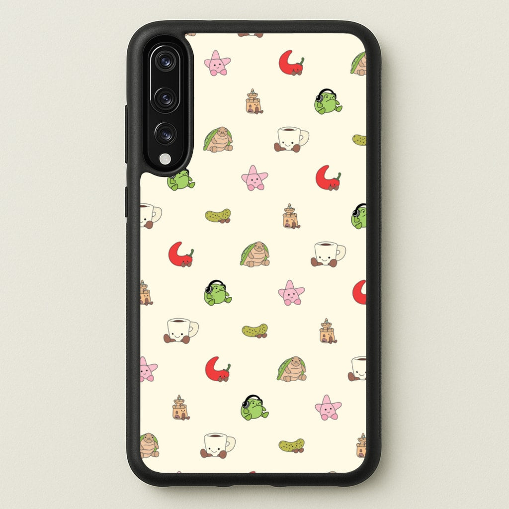 Plushies Pattern - Plushy Phone Case for Huawei P20 Pro
