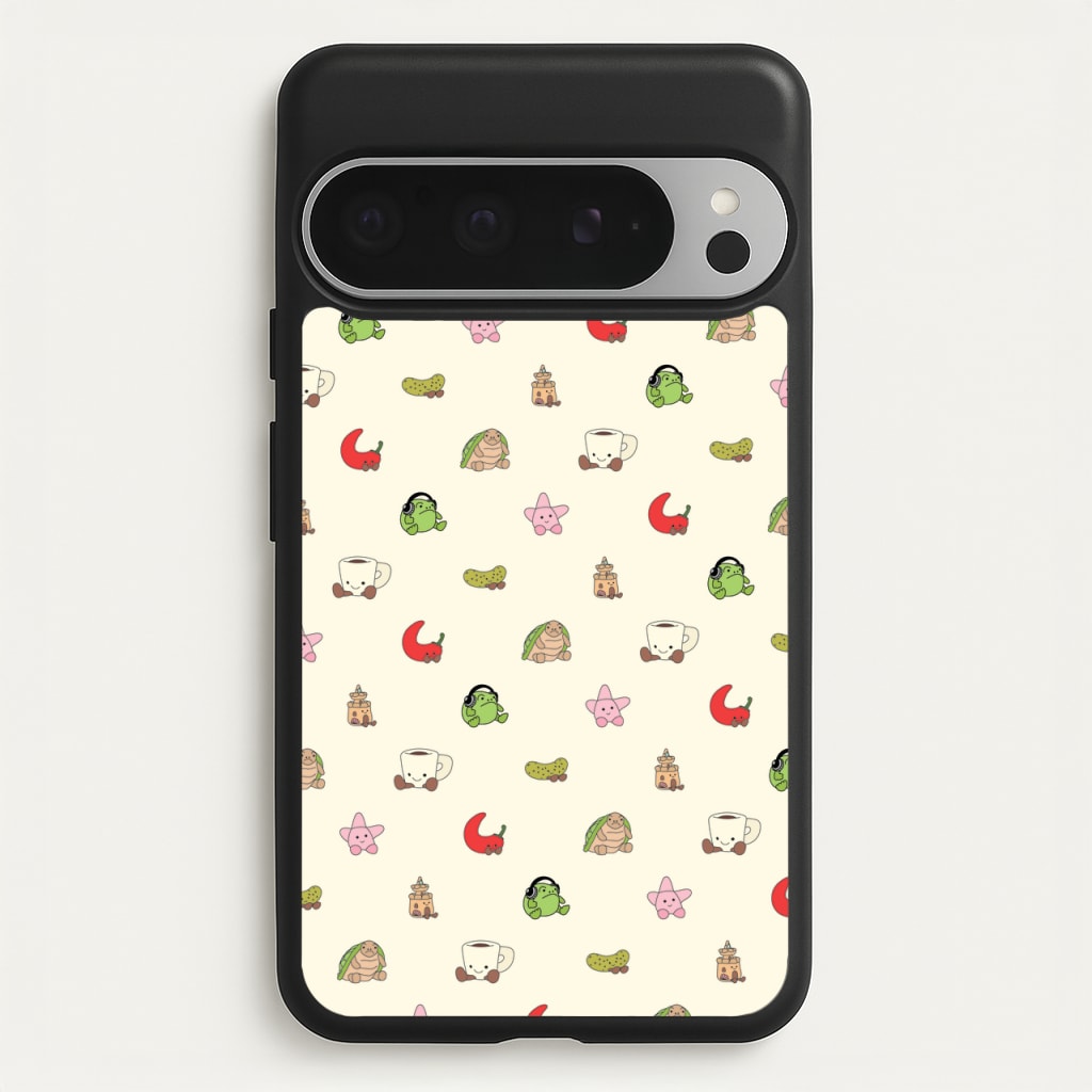 Plushies Pattern - Plushy Phone Case for Google Pixel 9 Pro XL