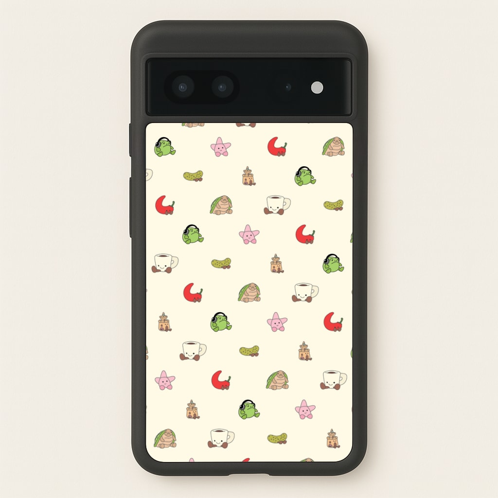 Plushies Pattern - Plushy Phone Case for Google Pixel 7