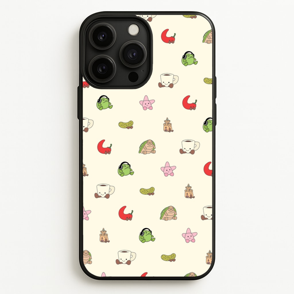 Plushies Pattern - Plushy Phone Case for iPhone 13 Pro Max