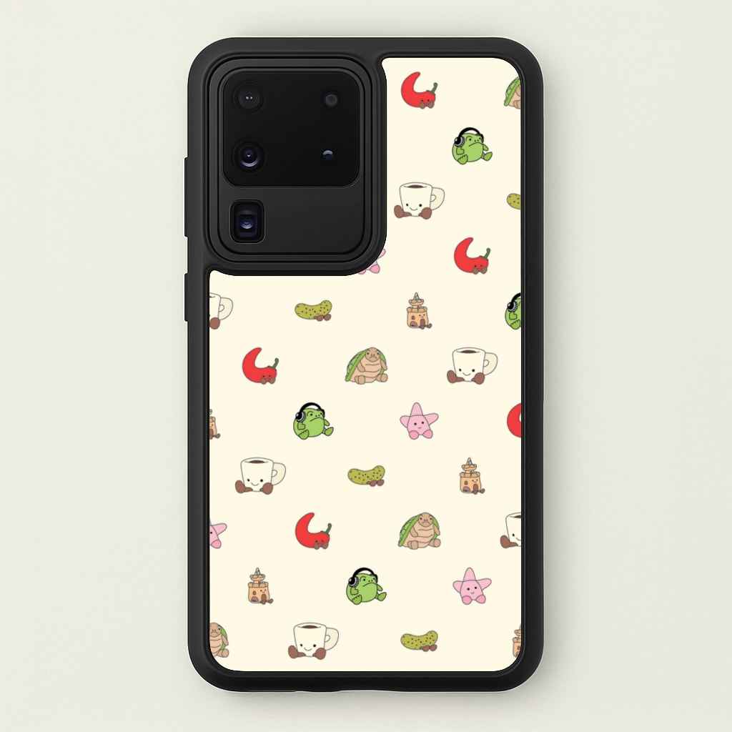 Plushies Pattern - Plushy Phone Case for Galaxy S20 Ultra