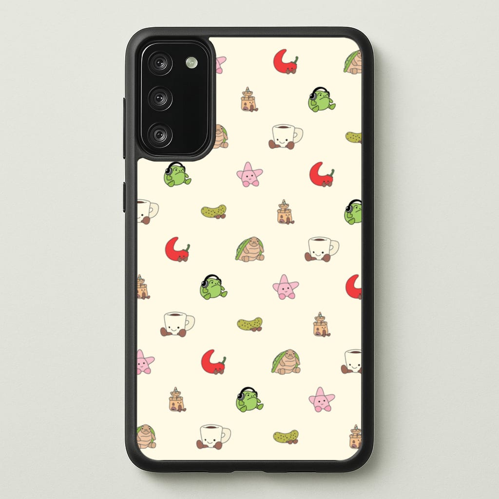 Plushies Pattern - Plushy Phone Case for Galaxy A41