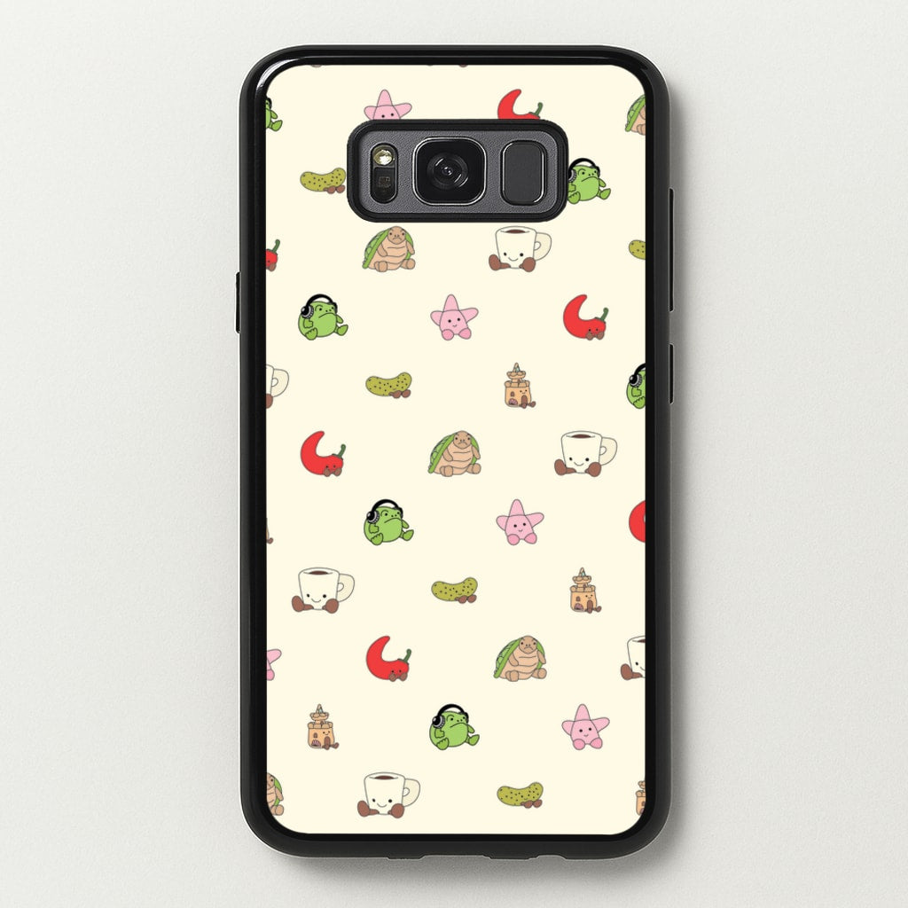 Plushies Pattern - Plushy Phone Case for Galaxy S8 Plus
