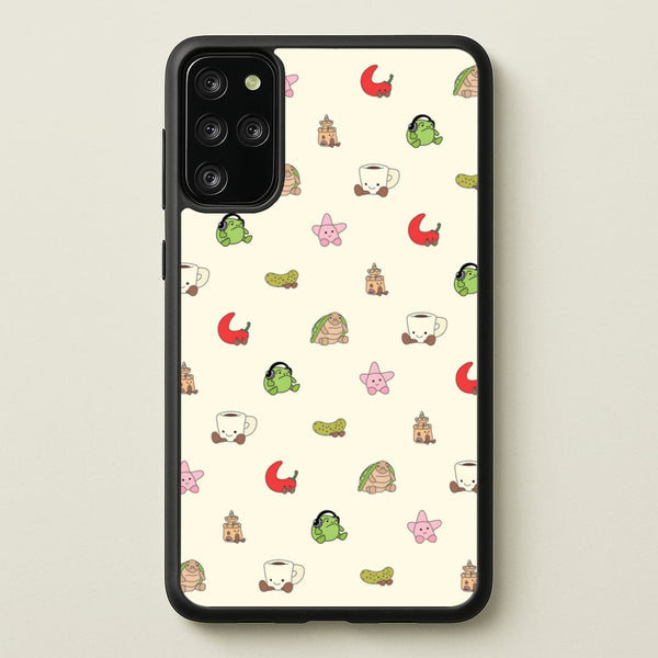 Plushies Pattern - Plushy Phone Case for Galaxy S20 Plus