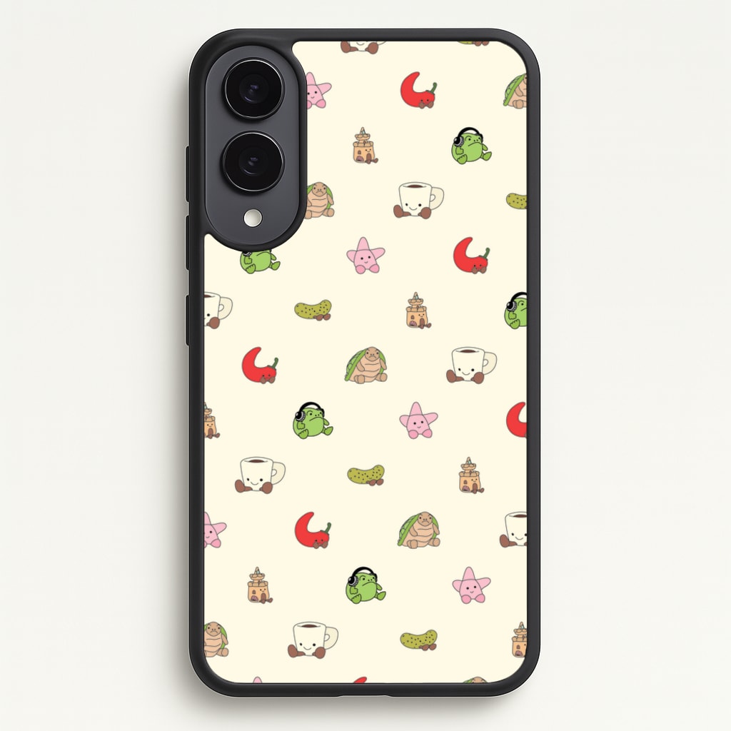 Plushies Pattern - Plushy Phone Case for Galaxy S25 Edge