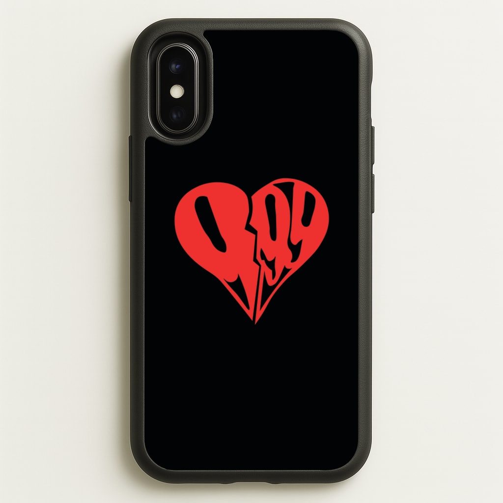 Heart - Juice - Juice WRLD Phone Case for iPhone X / XS