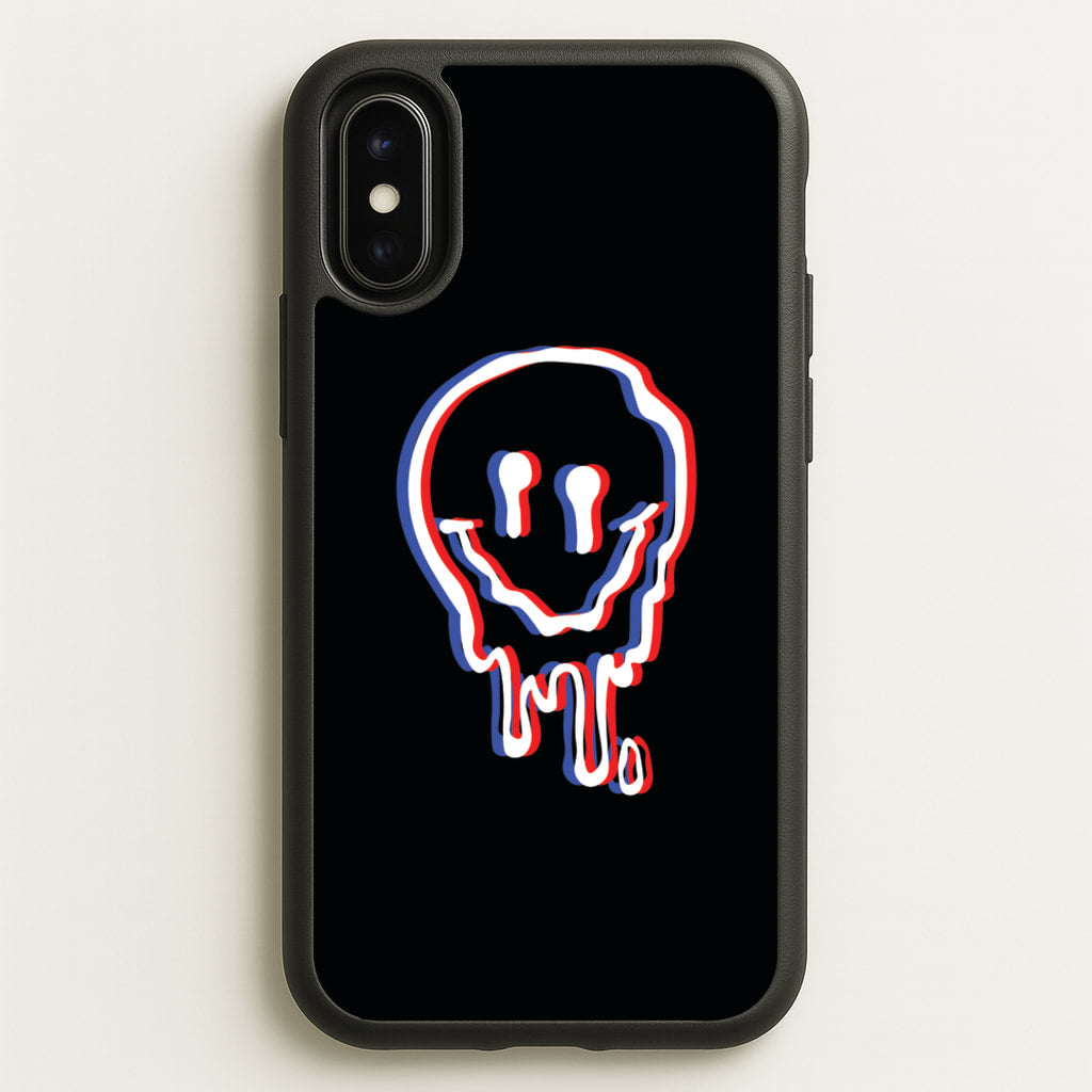 Red Smiley - Juice - Juice WRLD Phone Case for iPhone X / XS