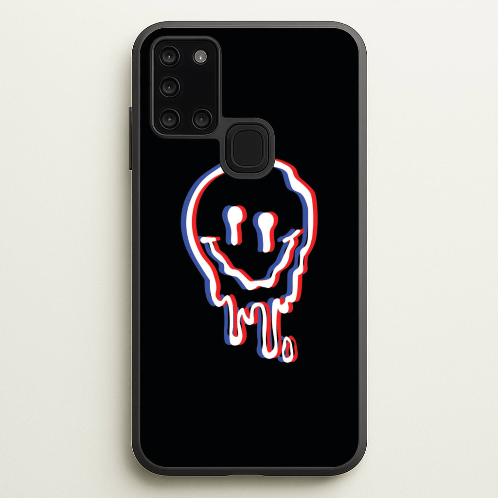 Red Smiley - Juice - Juice WRLD Phone Case for Galaxy A21s