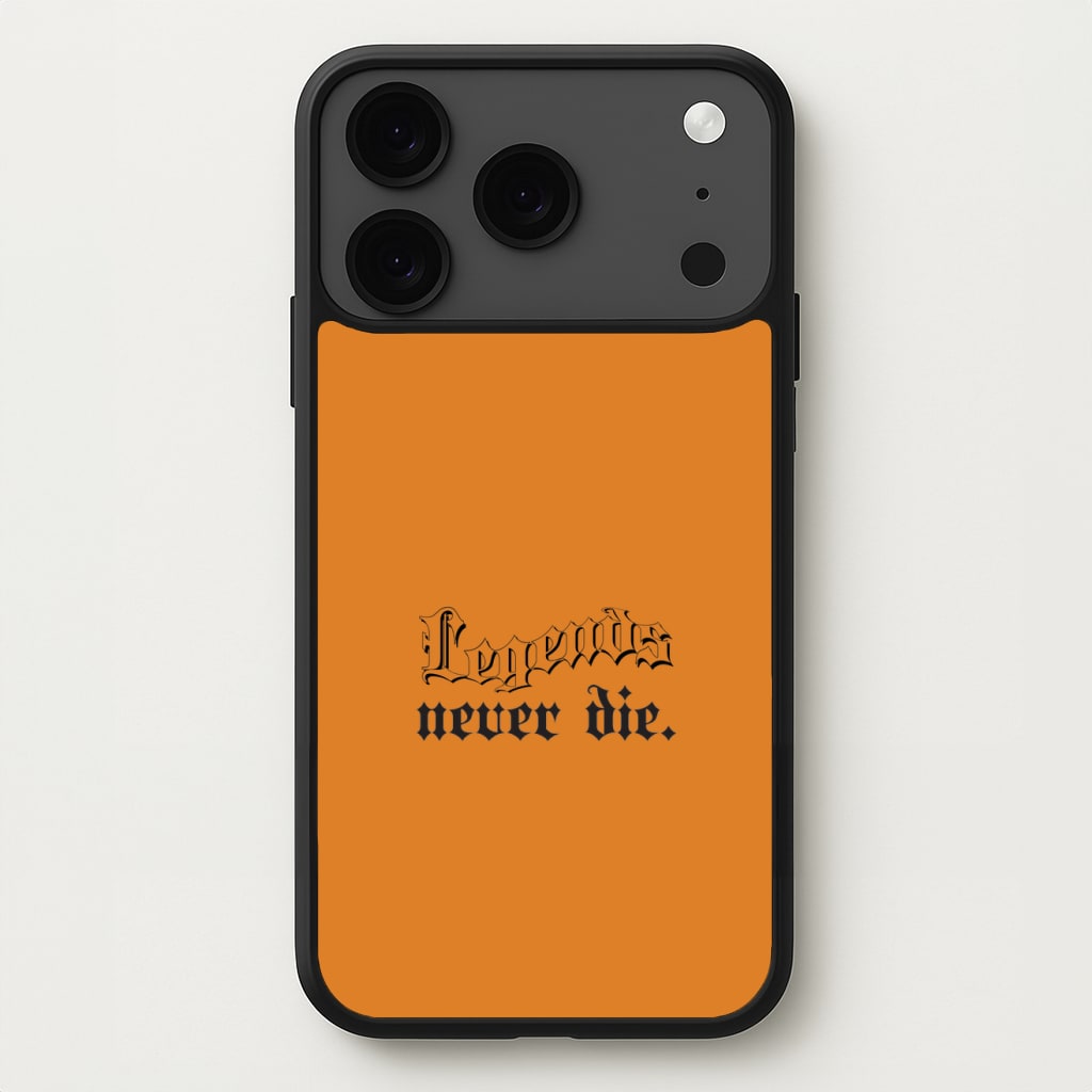 Legends Never Die - Juice Phone Case for iPhone 17 Pro