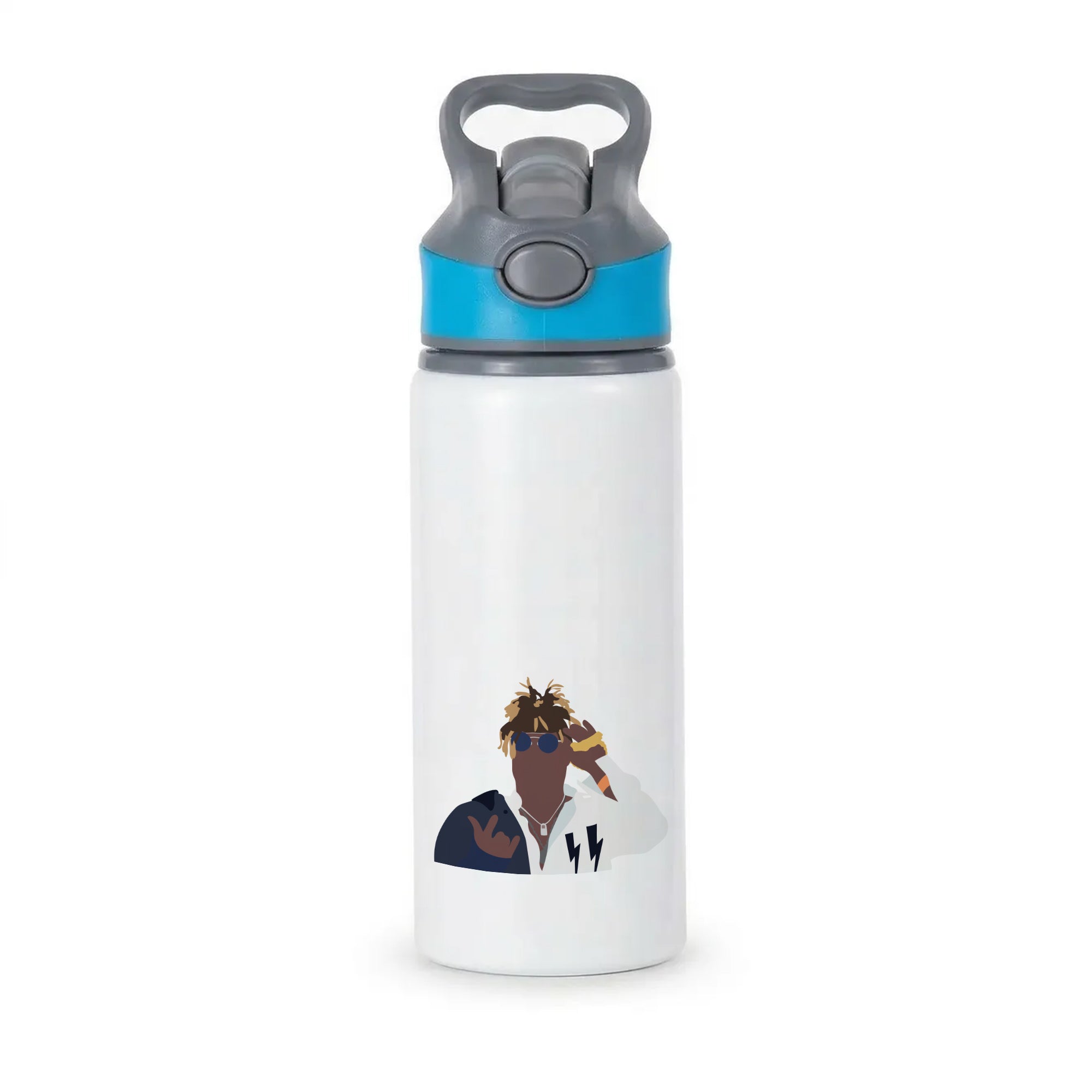 Swag - Juice WRLD Active Water Bottle - Blue