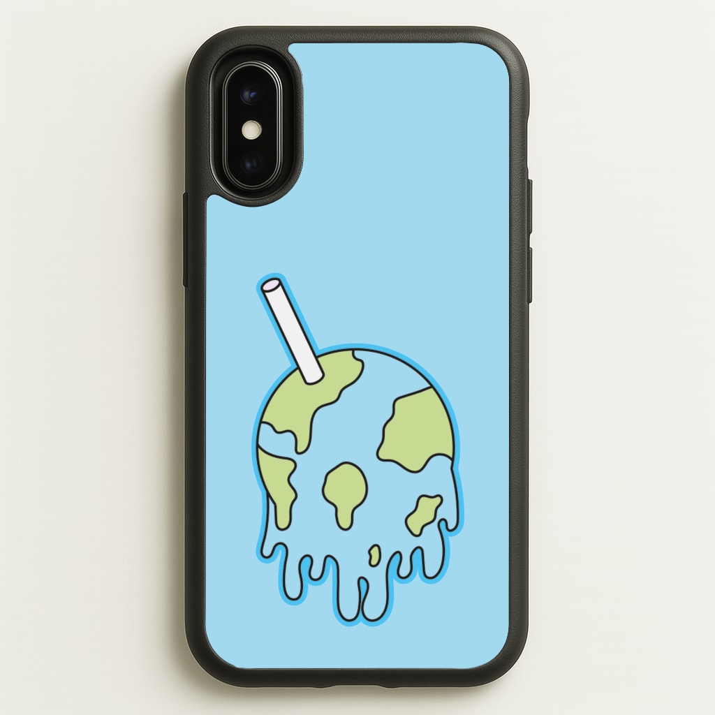 Straw - Juice - Juice WRLD Phone Case for iPhone X / XS