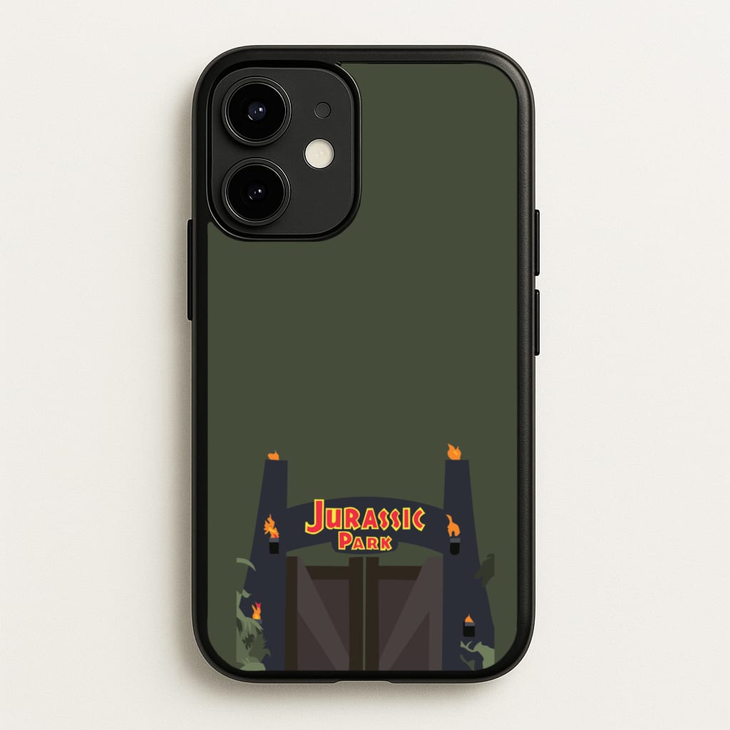 The gate - Dinosaur Park - Jurassic Park Phone Case for iPhone 12 Mini