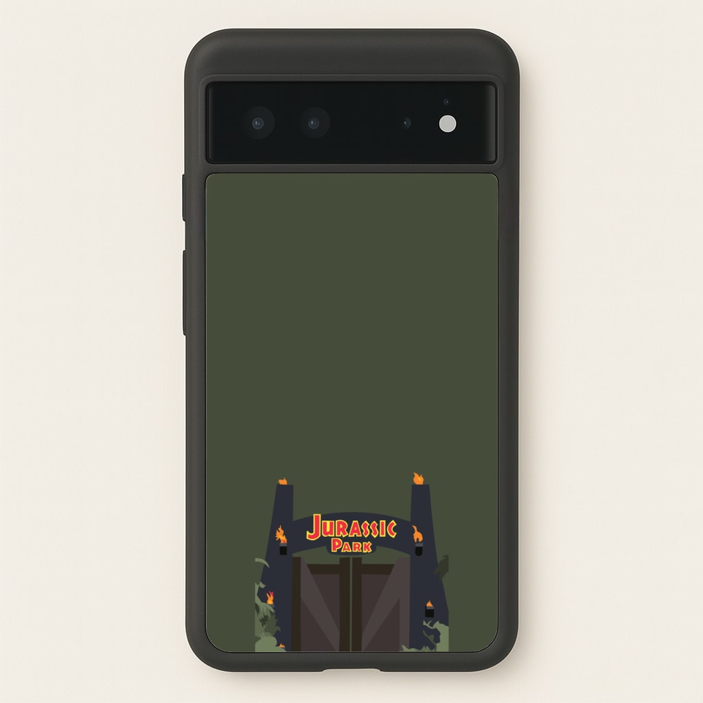 The gate - Dinosaur Park - Jurassic Park Phone Case for Google Pixel 6