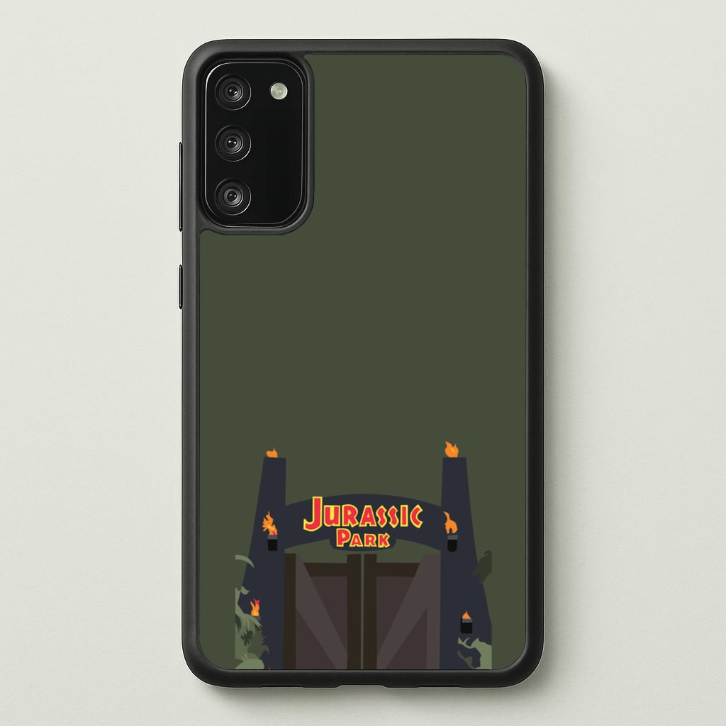 The gate - Dinosaur Park - Jurassic Park Phone Case for Galaxy S20