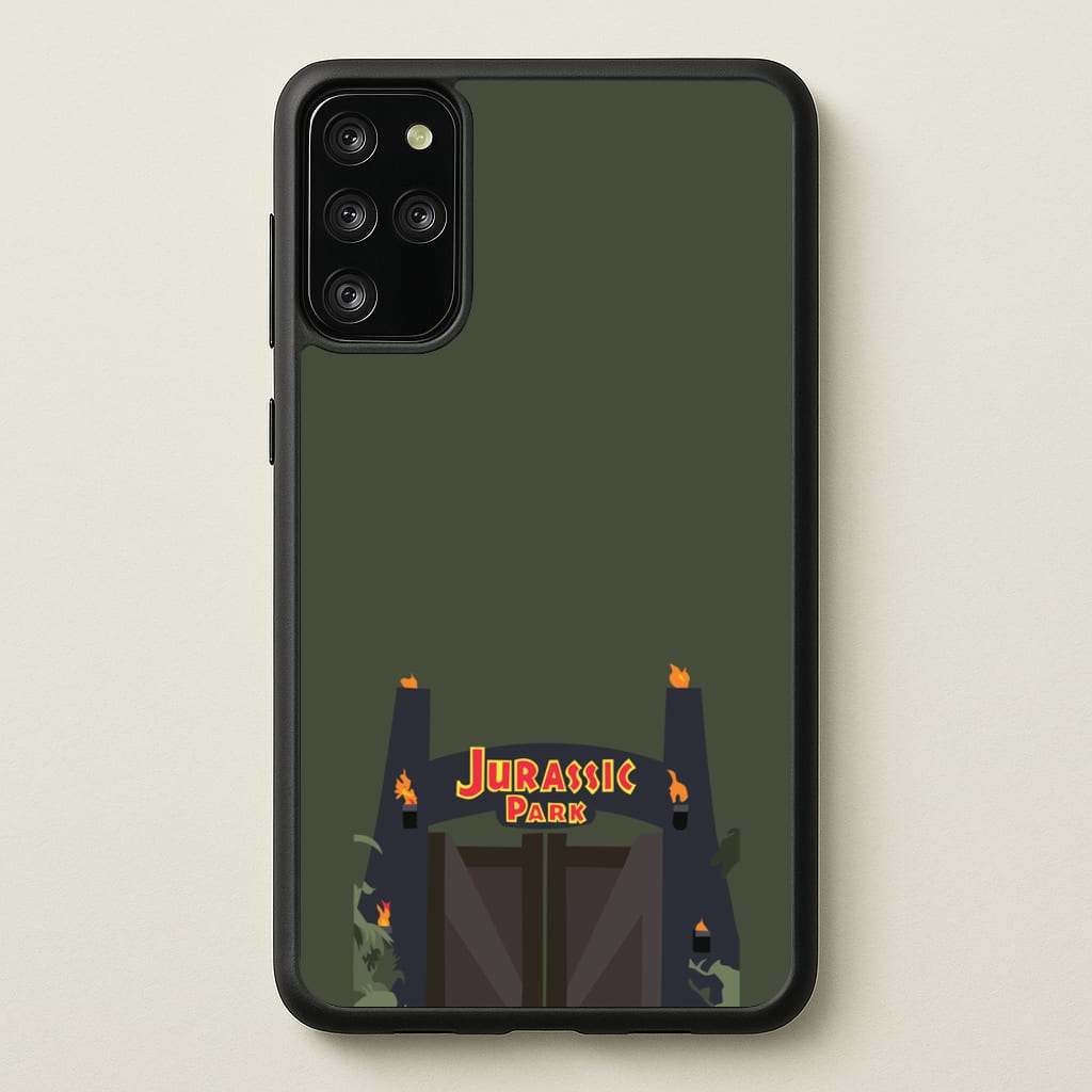 The gate - Dinosaur Park - Jurassic Park Phone Case for Galaxy S20 Plus