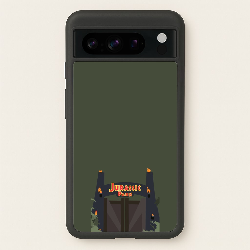 The gate - Dinosaur Park - Jurassic Park Phone Case for Google Pixel 8 Pro