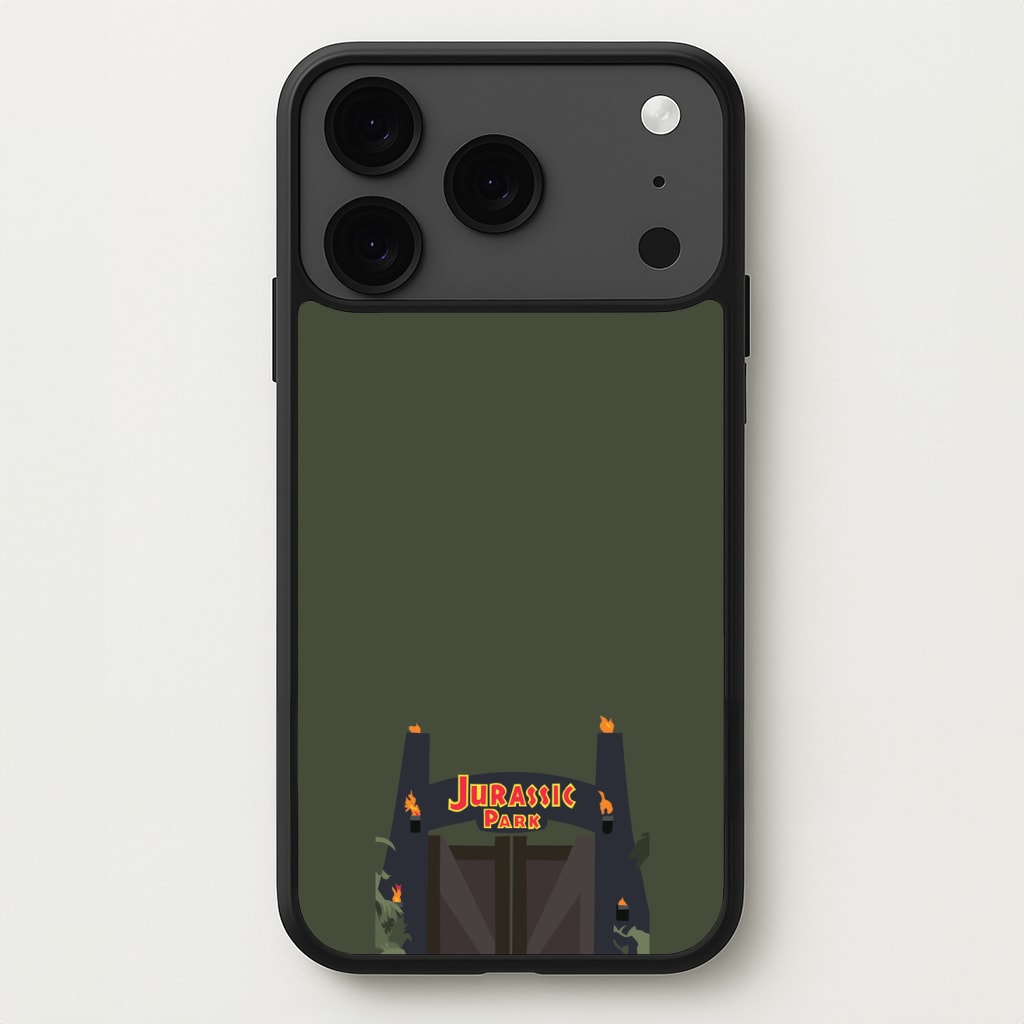 The gate - Dinosaur Park Phone Case for iPhone 17 Pro