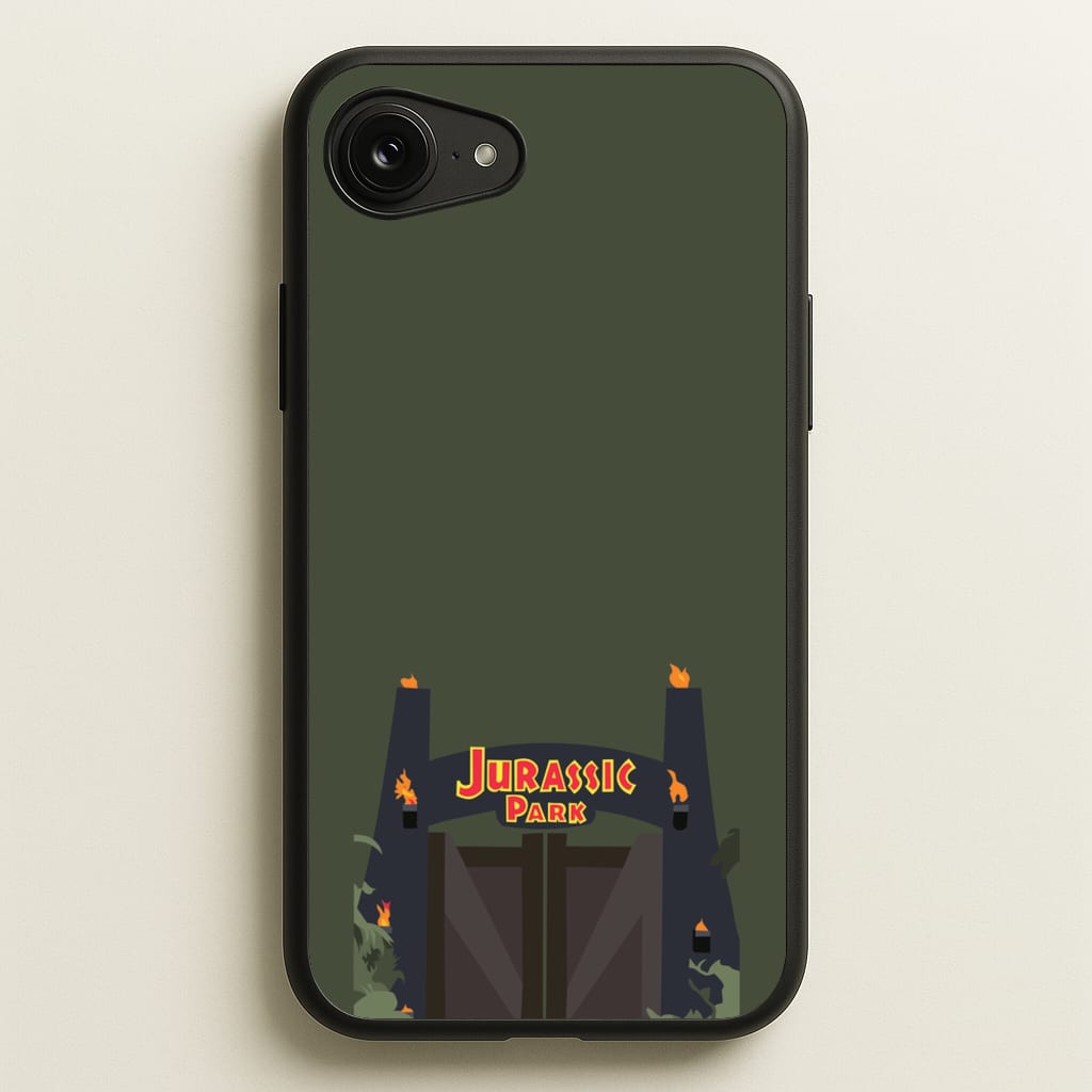 The gate - Dinosaur Park - Jurassic Park Phone Case for iPhone 16e