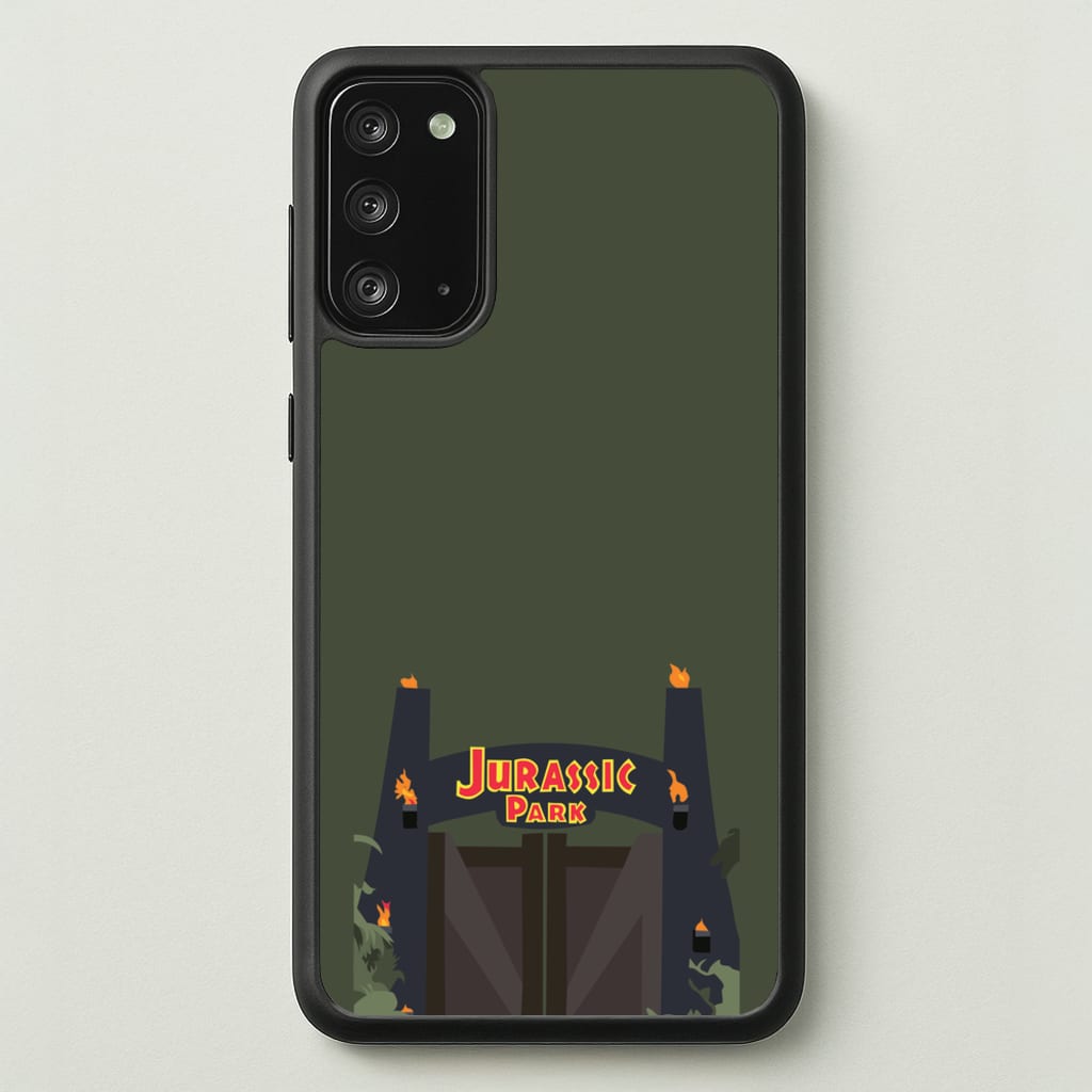 The gate - Dinosaur Park - Jurassic Park Phone Case for Galaxy Note 20
