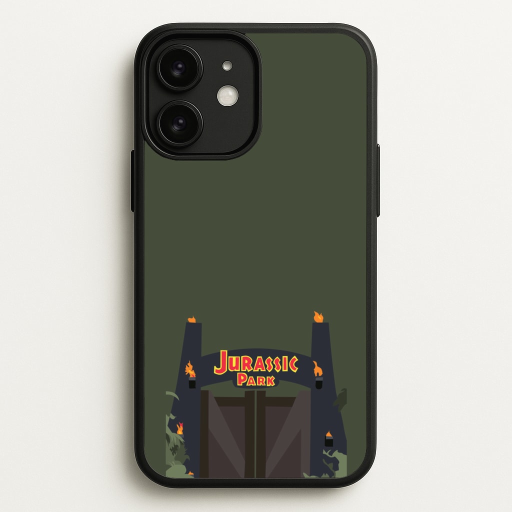 The gate - Dinosaur Park - Jurassic Park Phone Case for iPhone 11