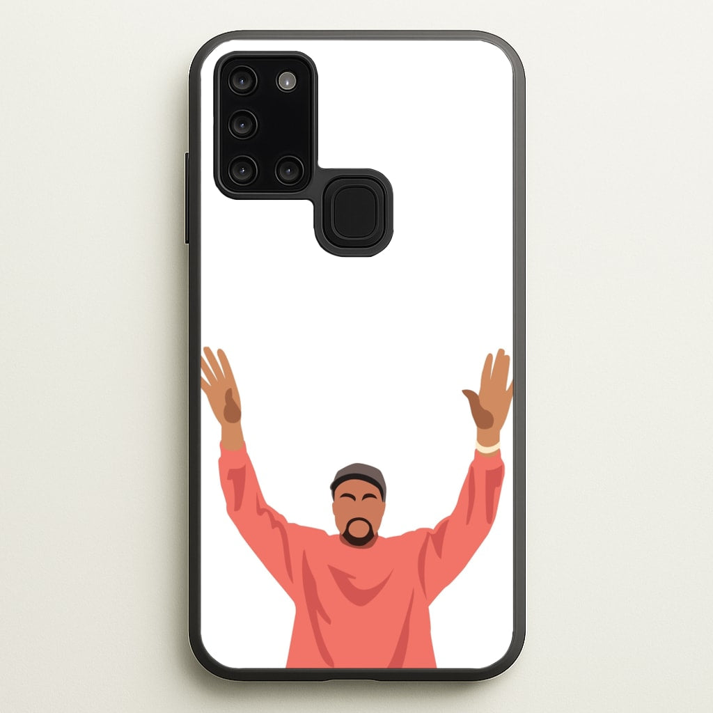 Kayne Cartoon - Kanye Phone Case for Galaxy A21s