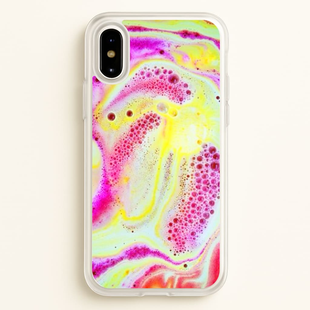 Super Colourful Bath Bomb Pattern - Phone Case for iPhone X / XS