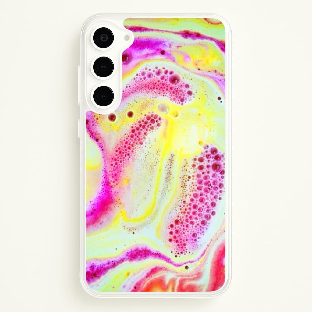 Super Colourful Bath Bomb Pattern - Phone Case for Galaxy S23