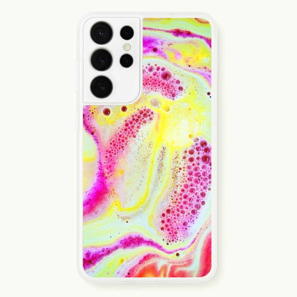 Super Colourful Bath Bomb Pattern - Phone Case for Galaxy S21 Ultra