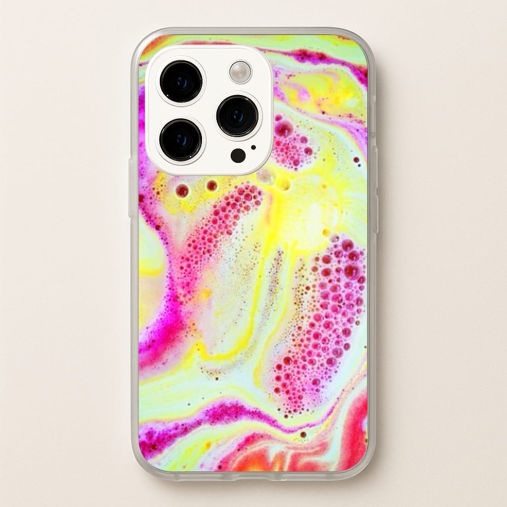 Super Colourful Bath Bomb Pattern - Phone Case for iPhone 15 Pro