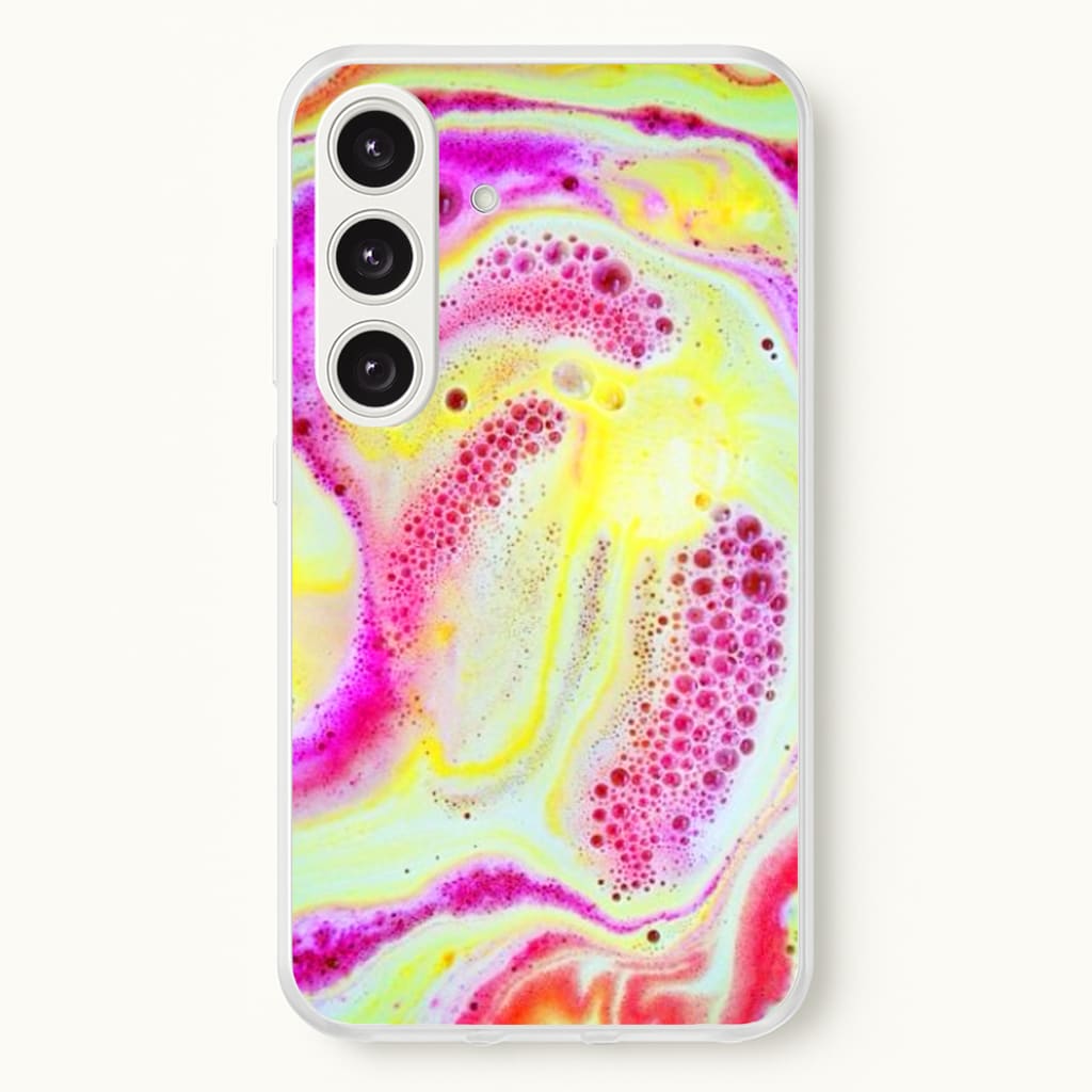Super Colourful Bath Bomb Pattern - Phone Case for Galaxy S24FE