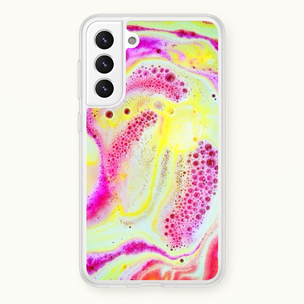 Super Colourful Bath Bomb Pattern - Phone Case for Galaxy S21