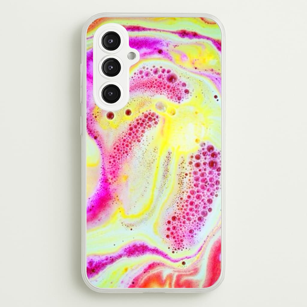 Super Colourful Bath Bomb Pattern - Phone Case for Galaxy S23FE