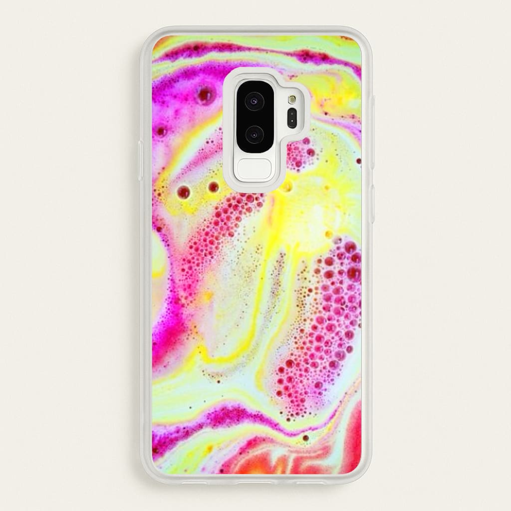 Super Colourful Bath Bomb Pattern - Phone Case for Galaxy S9 Plus