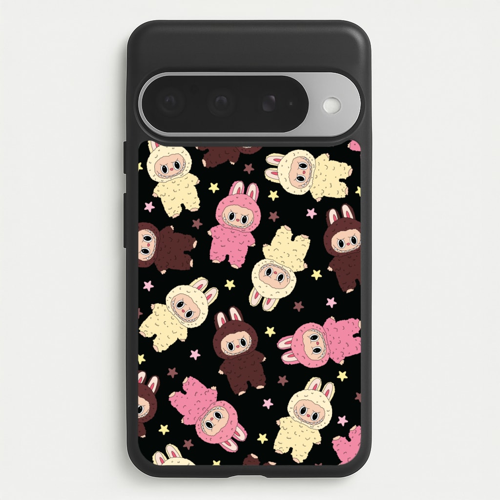 Cute Monsters And Stars Pattern Phone Case for Google Pixel 10 Pro XL