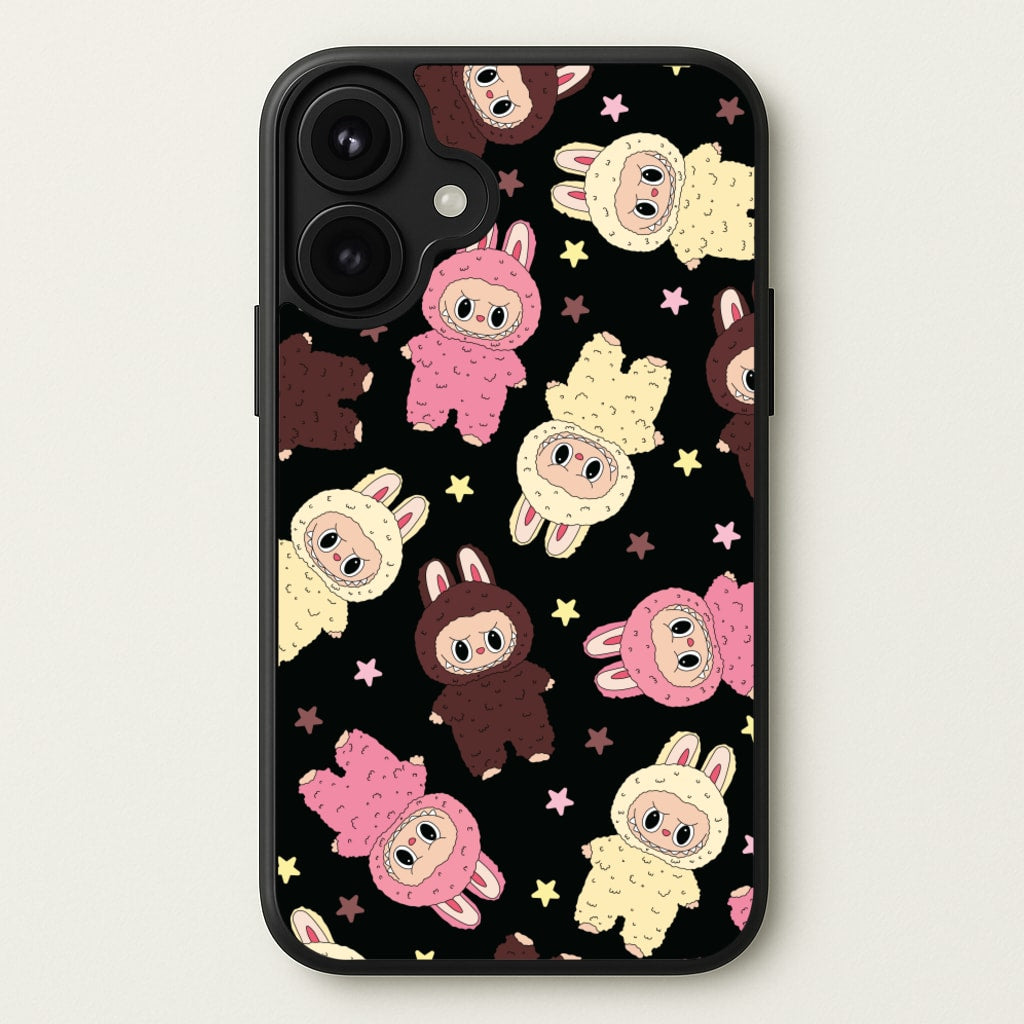 Cute Monsters And Stars Pattern Phone Case for iPhone 17