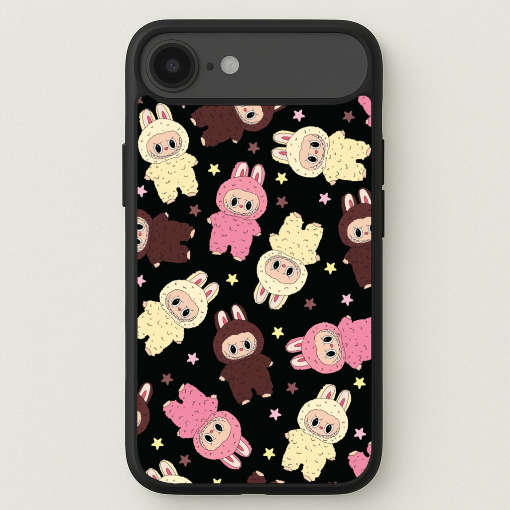 Cute Monsters And Stars Pattern Phone Case for iPhone 17 Air