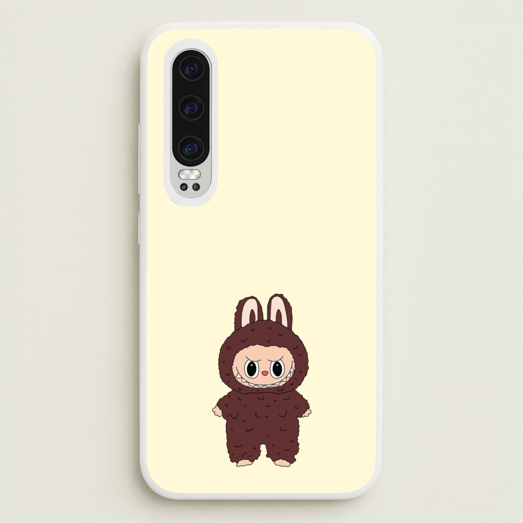 Cute Brown Monster - Plushy Phone Case for Huawei P30
